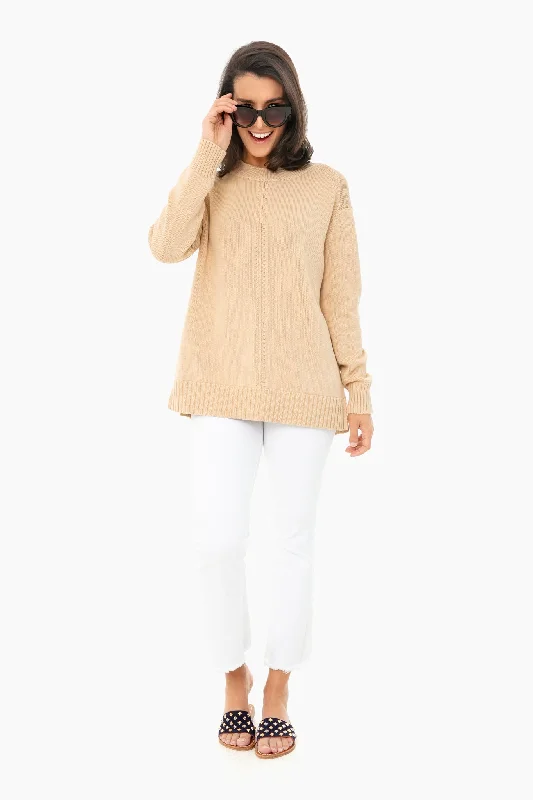 Beige Brant Point Sweater Travel sweaters