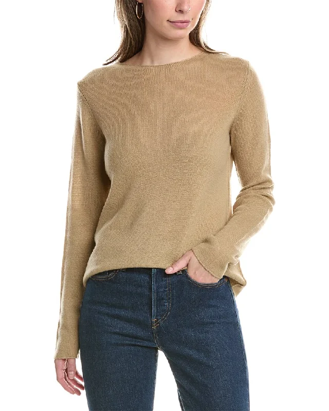 Vince Trimless Wool & Cashmere-Blend Sweater Stretchable sweaters