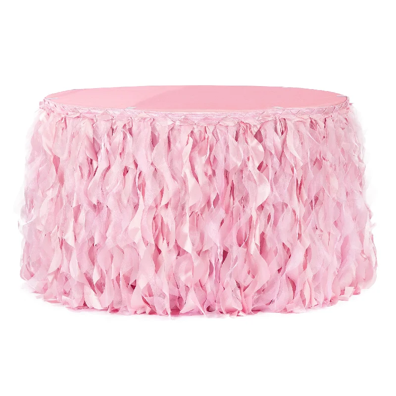 Curly Willow 21ft Table Skirt - Pink Boho unclassified skirts