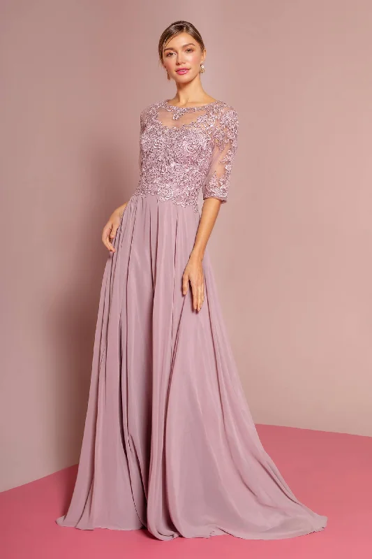 Chiffon Mother of the Bride Long Dress Formal A-line maxi dresses