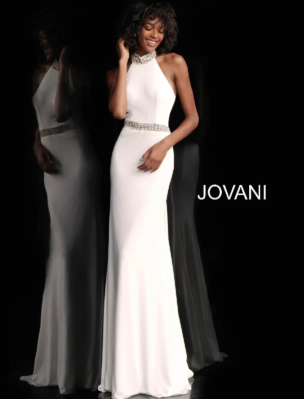 Jovani 40869 High Neck Long Prom Dress Best maxi dresses for tall women