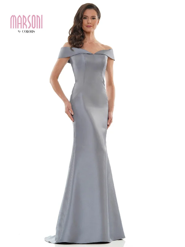 Marsoni Mother of the Bride Long Satin Dress 1003 Birthday maxi dresses