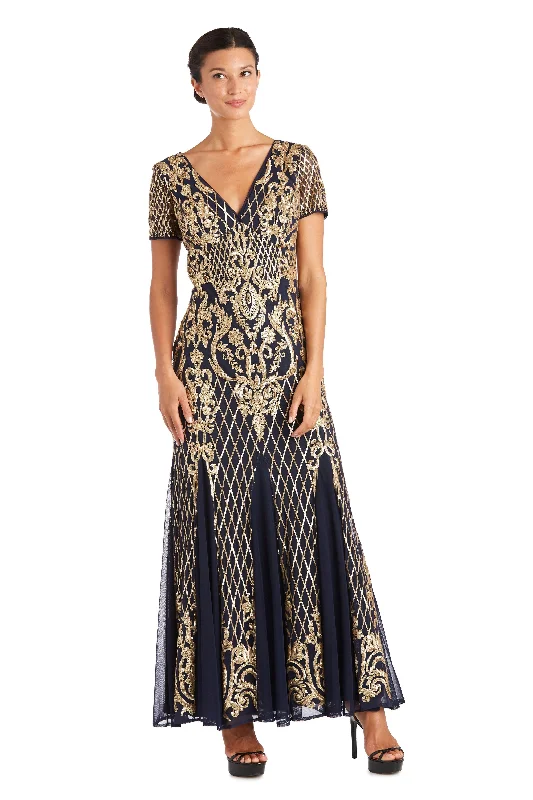 R&M Richards 7585 Formal Long Dress Winter maxi dresses