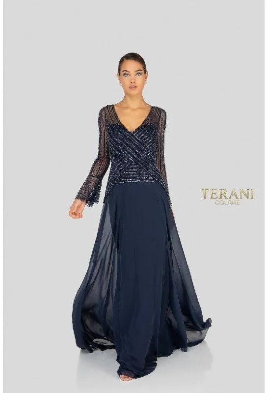 Terani Couture 1913M9403 Fomal Long Dress Chiffon maxi dresses