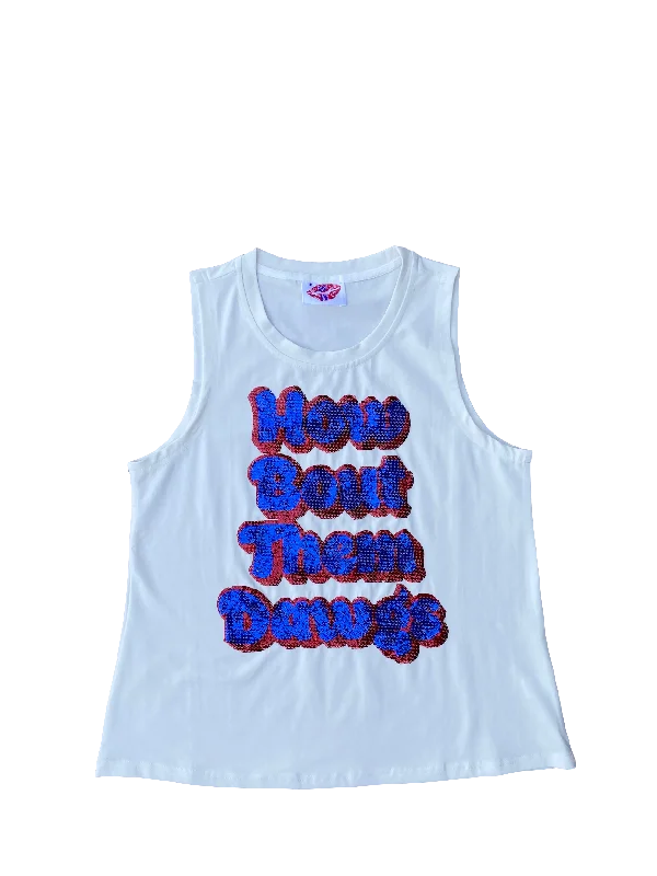 How Bout Them Dawgs Tank Simple Sleeveless Dress