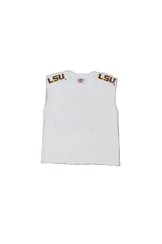 LSU Helmet Shoulder Tank Elegant Tank Dress