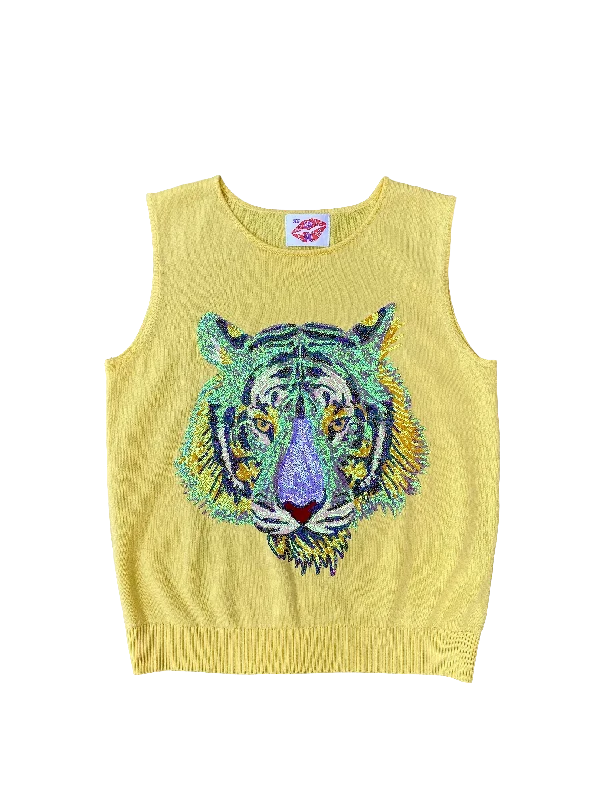 Buttercup Tiger Tank Vintage Tank Dress