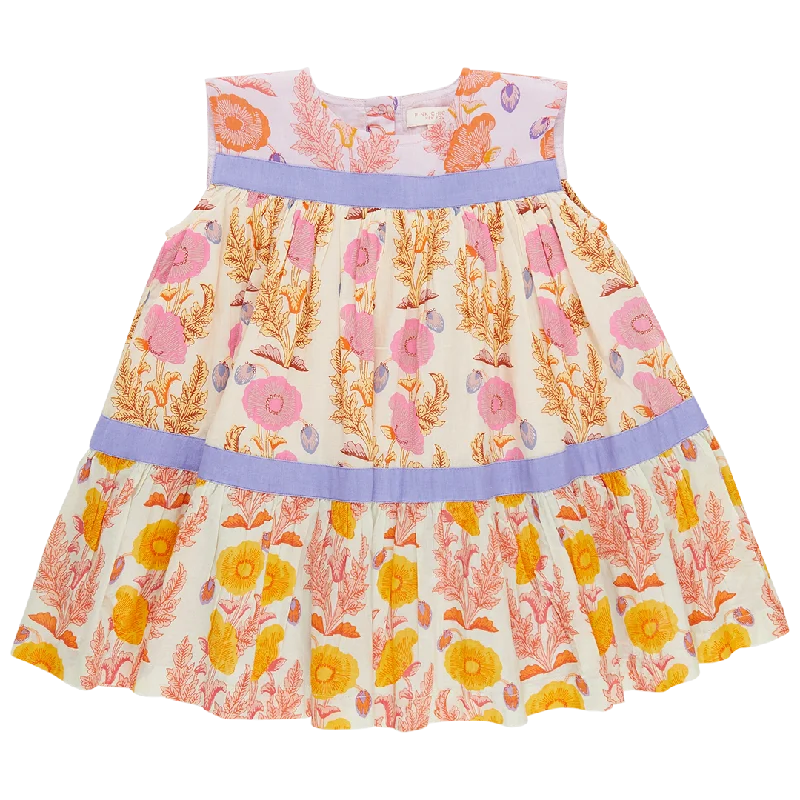 Pink Chicken Krista Dress - Gilded Floral Mix Y2K floral dresses