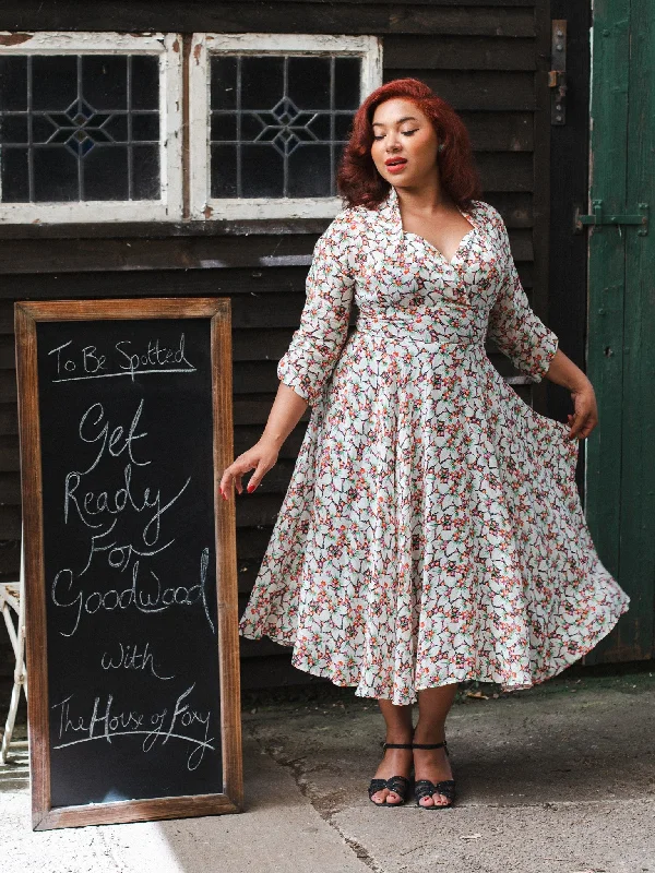 50s Grace Dress - Beautyberry Vintage unclassified dresses