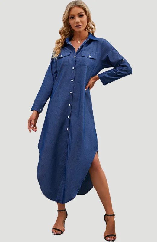 Casa Blanca Blue Dress - KUCAH Stylish unclassified dresses