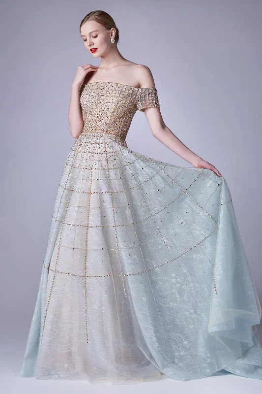 Celestial Couture's Ethereal Embrace: A Beaded and Beauteous Masterpiece Knitted unclassified dresses