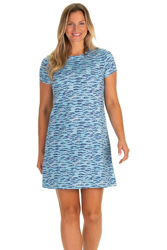 Duffield Lane Performance Noreen Dress in Leland Gal Shoreline Chic unclassified dresses