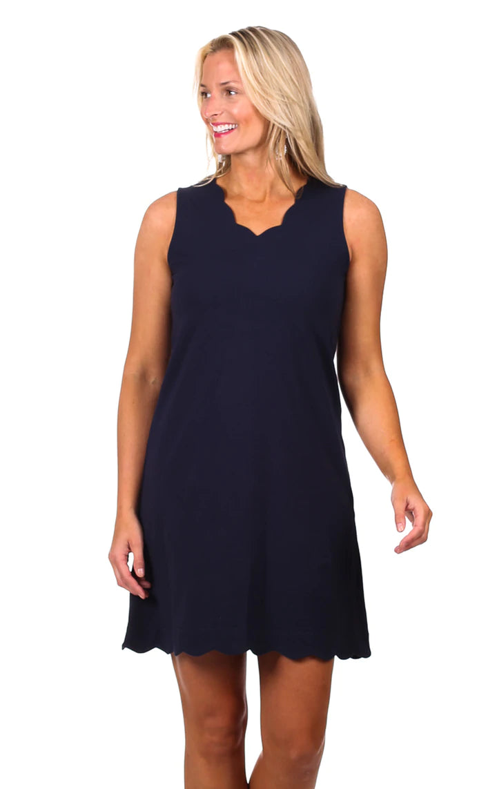 Duffield Lane Valerie Dress Navy Office unclassified dresses