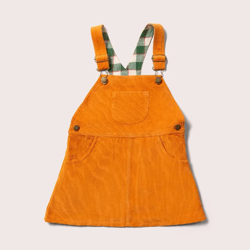 Golden Ochre Classic Pinafore Dress Lounge unclassified dresses