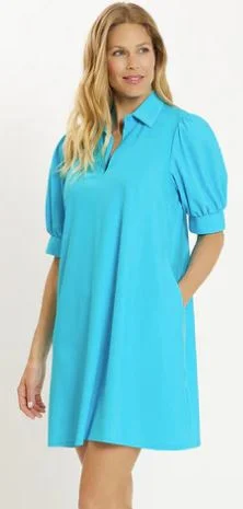 Jude Connally Emerson Dress Lightweight Jude Cloth Aqua Casual unclassified dresses