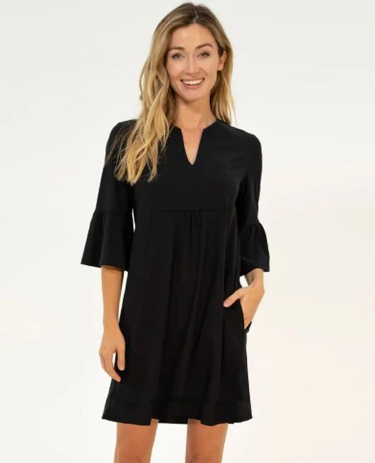 Jude Connally Kerry Dress Jude Cloth - Black Ruffled unclassified dresses