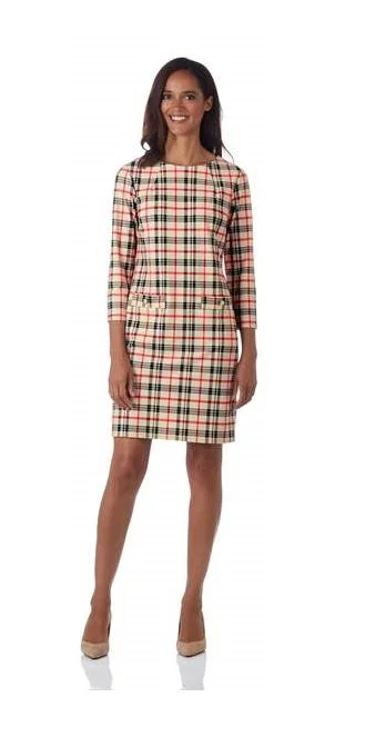 Jude Connally Sabine Dress Jude Cloth Fall Tartan Lace unclassified dresses