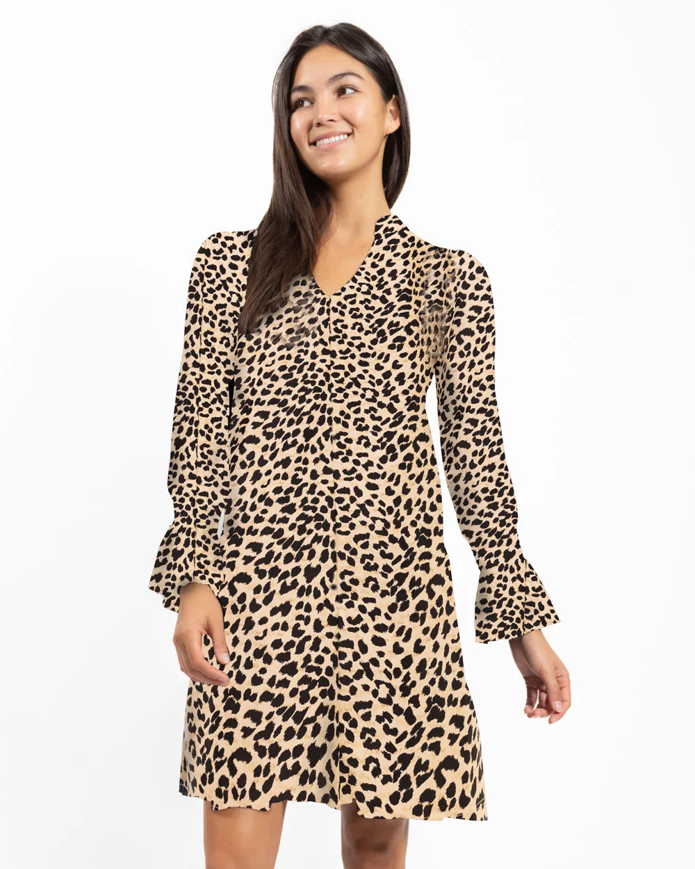 Jude Connally Tammi Dress Cheetah Camel Cotton unclassified dresses