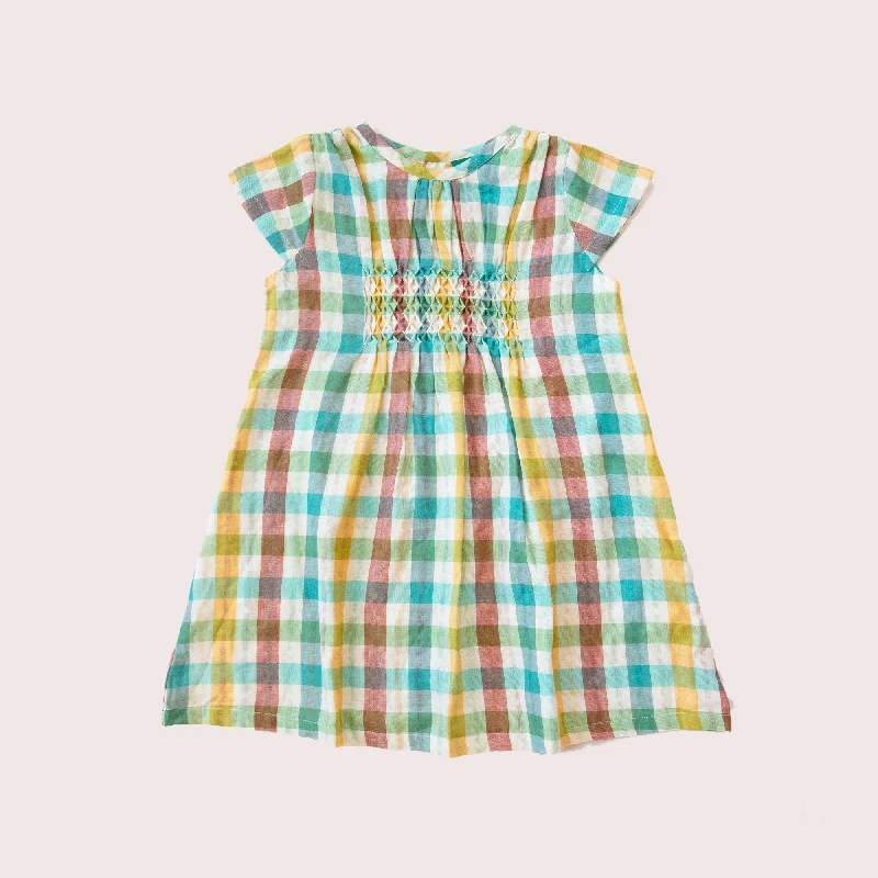 Rainbow Smocked Dress Minimalist unclassified dresses