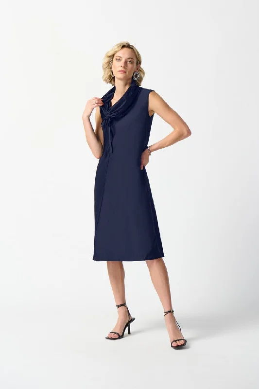 Raquel Silky Knit Dress, Navy Summer unclassified dresses