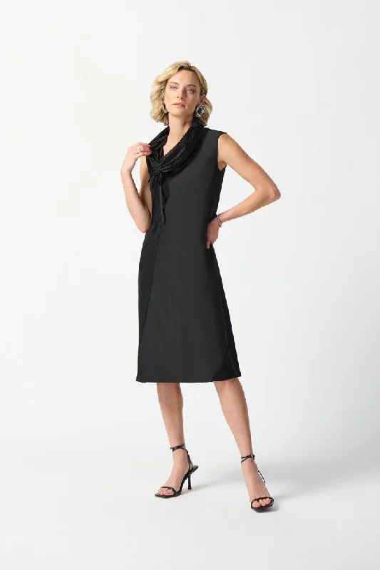 Raquel Silky Knit Dress, Black Anniversary unclassified dresses