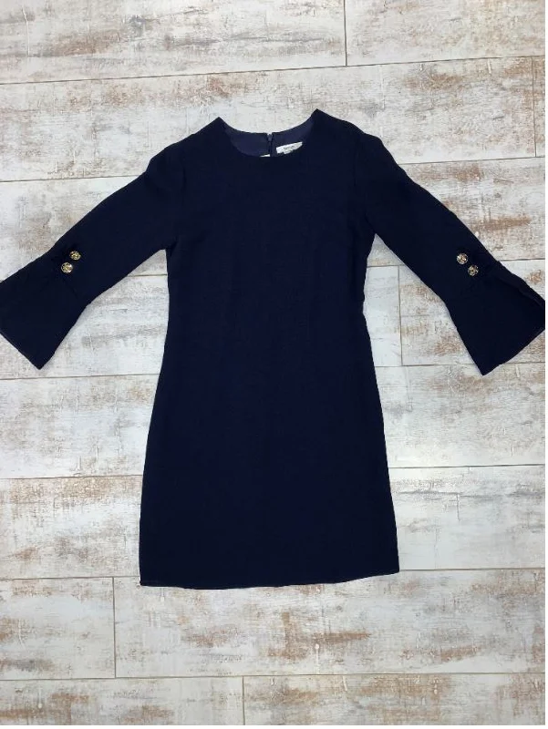 Tyler Boe Sydney Crepe Ruffle Sleeve Dress Dress Blue Off-shoulder unclassified dresses