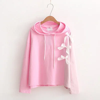 Cute Bow Hooded Sweater YV434 Knit Sweater Dress