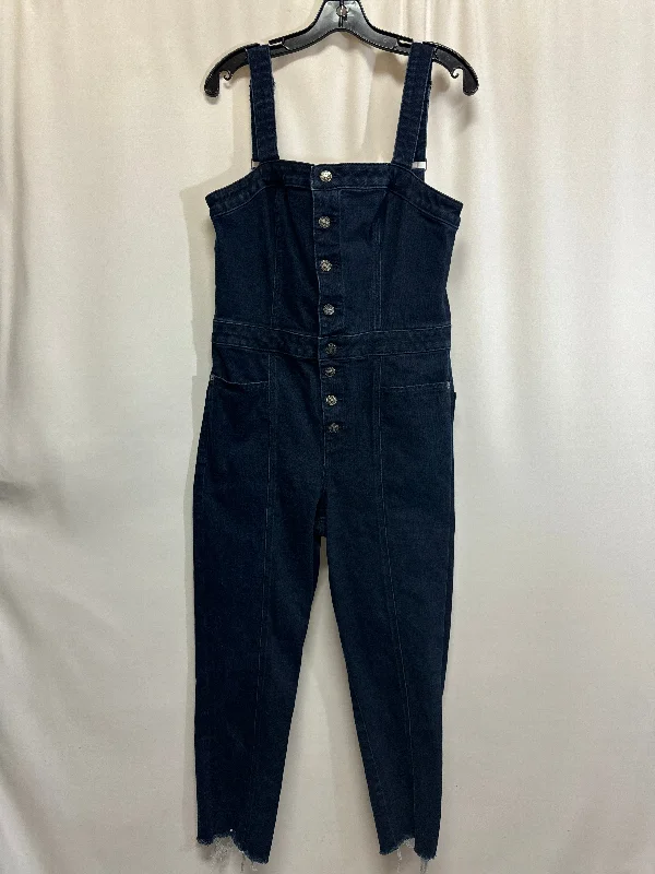 Jumpsuit By Express In Blue Denim, Size: 10 Denim Skirt Chic