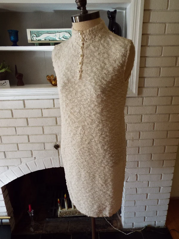 Vintage Sleeveless Sweater Dress by Jane Casual Sweater Gown