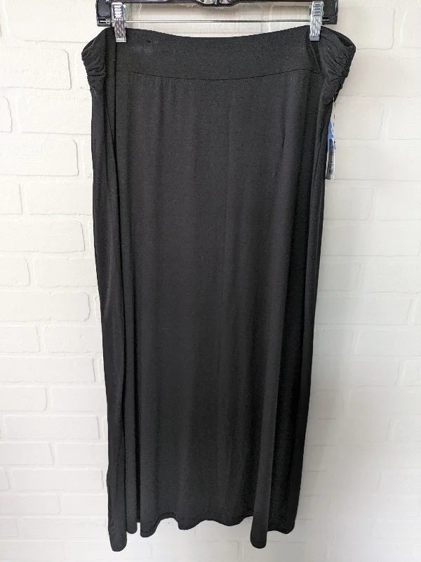 Black Skirt Maxi Liz Claiborne, Size 14 Summer Beach Maxi