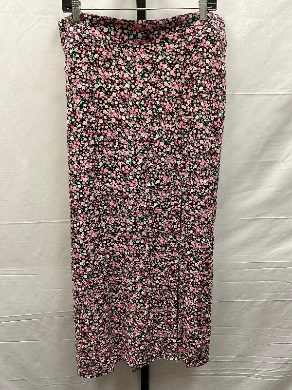 Floral Print Skirt Maxi No Boundaries, Size Xxl Stylish Maxi Skirt