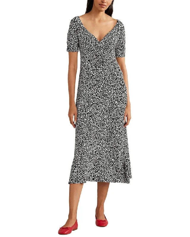 Boden Ruched Front Jersey Midi Dress Fashion Midi Skirt