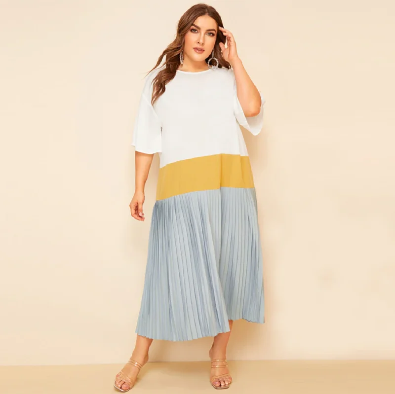 Women's Summer Casual Tunic-Dress | Plus Size Plus Size Skirt