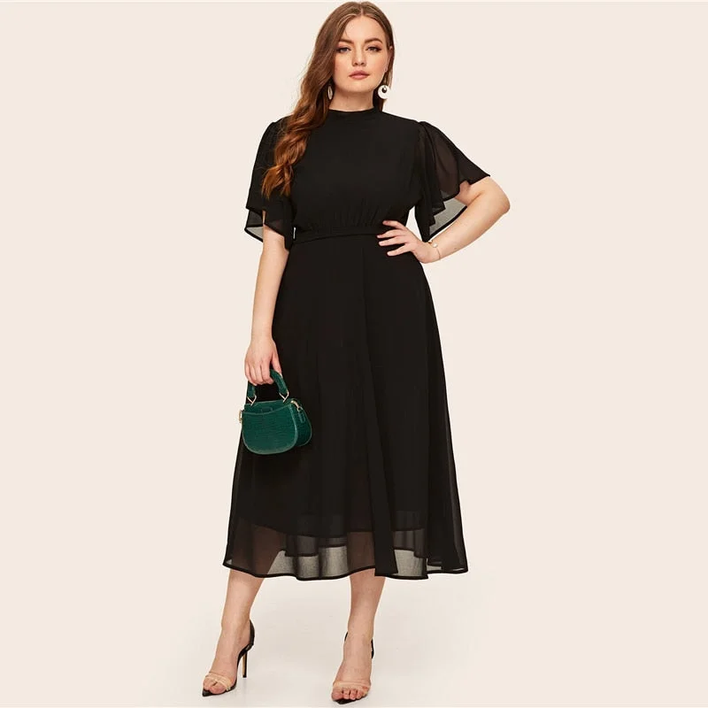 Women's Summer Plus Size Long Dress Plus Size Gown