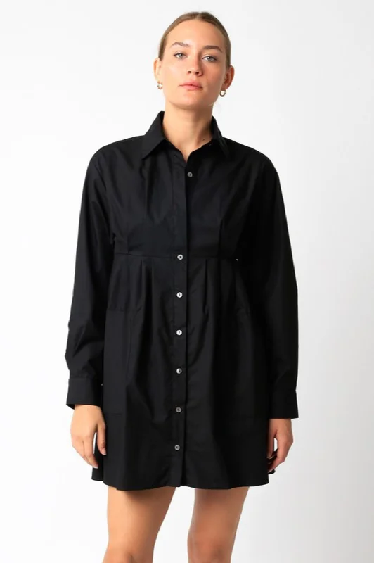 Liesel Shirt Dress Blue Shirt Dress