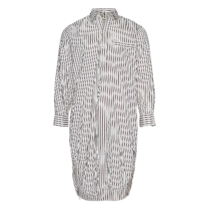 Nightshirt Stripes Relaxed Shirt Dress